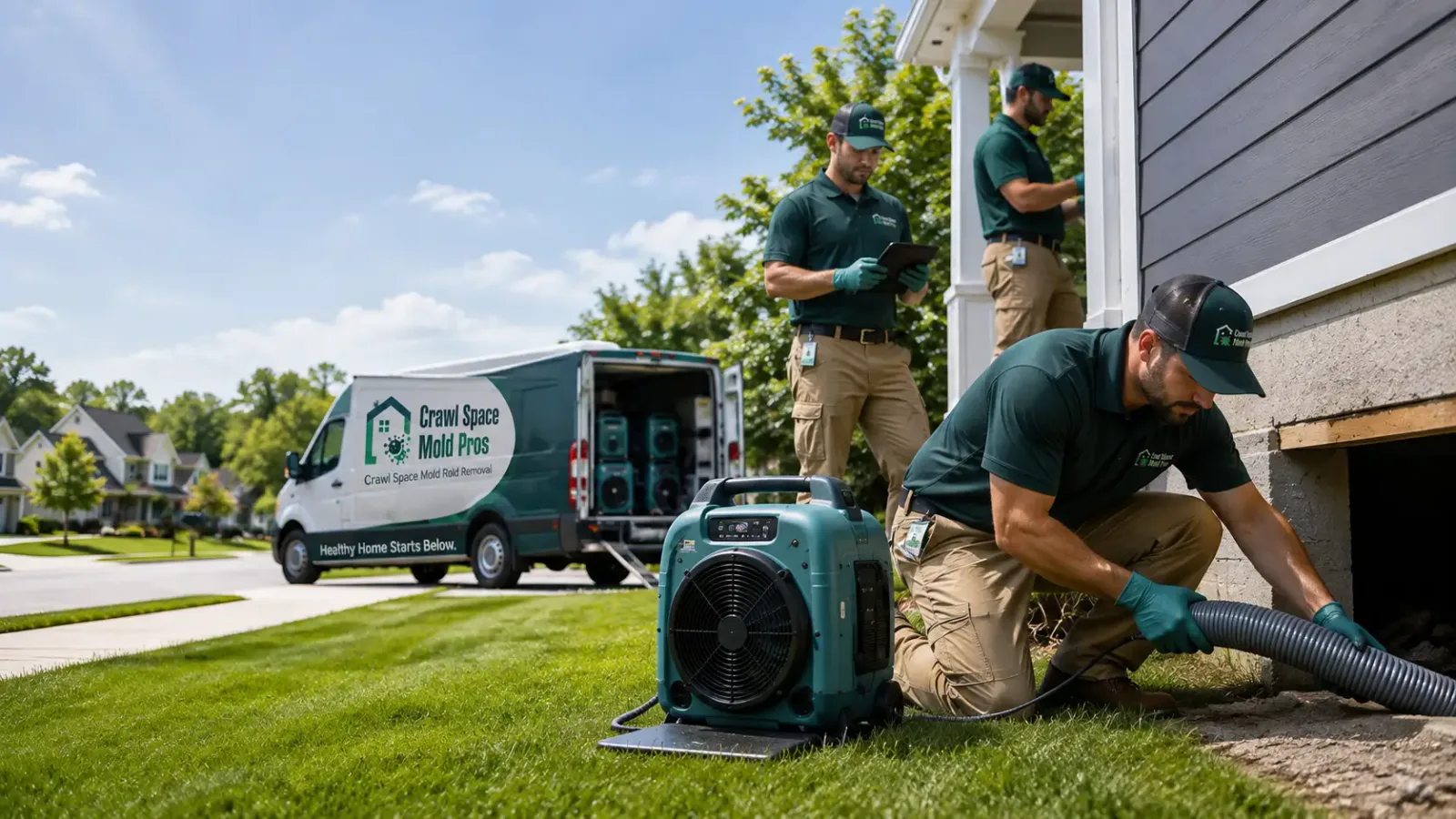 Crawl Space Mold Removal in Milton, WI